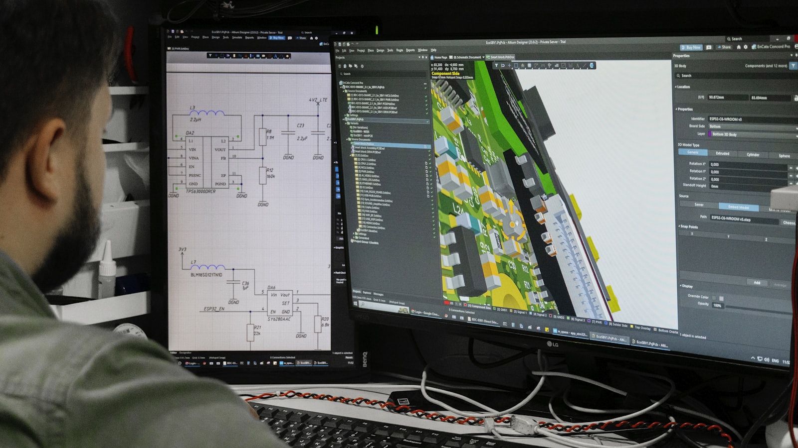 Design review on a workbench